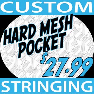 lacrosse lax custom mesh restring custom stringing your head restrung