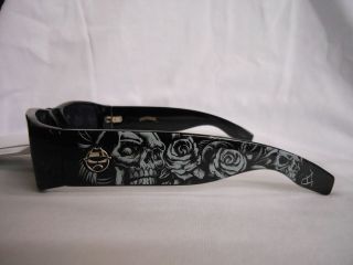 LowRider Shades SUPREMES REAPER Authentic Black Sunglasses NWT New 