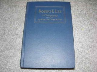 1934 robert e lee biography by robert winston 1st ed