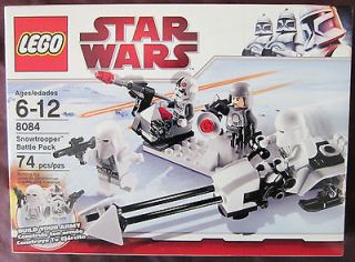 LEGO Star Wars #8084 Snowtrooper Battle Pack  4 minifigs  NEW, SEALED