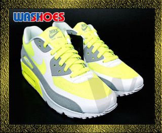 Nike Air Max 90 Premium Olympic Volt Wolf Grey White Yellow 333888 770 