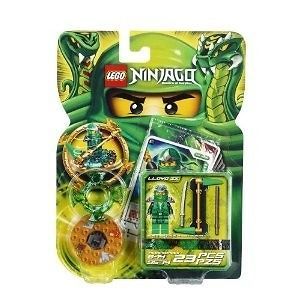 Lego Ninjago Green Ninja Lloyd ZX #9574 Spinner & Accessories New In 