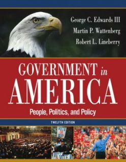 Government in America People, Politics, and Policy by Martin P 