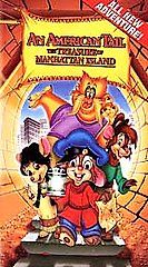 American Tail, An   The Treasure of Manhattan Island VHS, 2000 