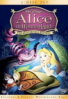 Disneys ALICE IN WONDERLAND Masterpiece Edition 2 Disc DVD Set