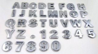 chrome 3d letters emblems for car bike from canada time