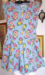 Vtg 80s Access ROMPER S Floral 1pc Playsuit InDiE HiPsTeR BOHO SeXy 