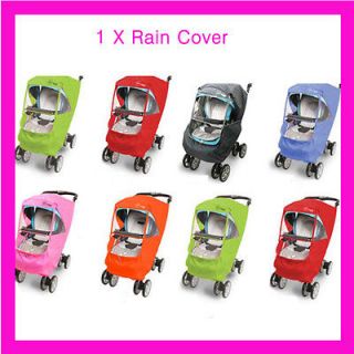 1X Rain Cover for baby stroller universal Bebe confort Britax Chicco 
