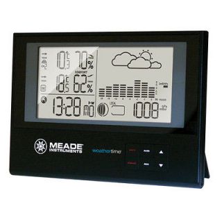 Meade Slim Line Personal Weather Station with Atomic Clock # TE636W