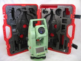 LEICA TCR407 POWER 7 PRISMLESS TOTAL STATION FOR SURVEYING, 1 MONTH 