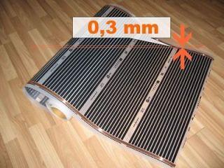 FLOOR HEATING SYSTEM WITH CARBON FILMS 5 sq.m, 220V,140W/m2
