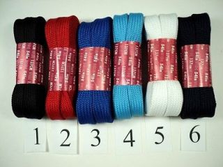 NEW 84 INCH WIDE SHOELACES COLORS SHOES LACE ROLLERBLADE HOCKEY 