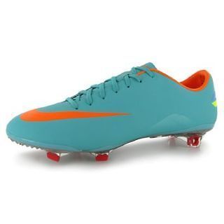 Mens Nike Mercurial Vapor VIII FG Football Soccer Boots   Retro Blue 