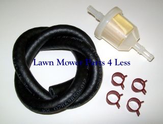   Filter & Clamps Kit Fits Craftsman, Murray, MTD & Other Riding Mowers