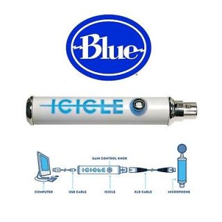 blue microphones icicle usb to xlr mic preamp one day shipping 