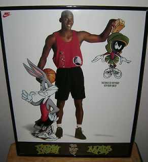 Vintage Michael Jordan, Bugs Bunny, Marvin the Martian, Nike Space Jam 