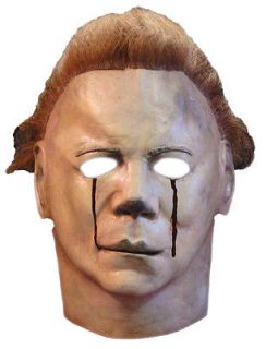 Halloween II   Michael Myers 1981 Blood Tears Adult Mask Trick or 