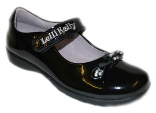 lelli kelly lily black patent school shoes