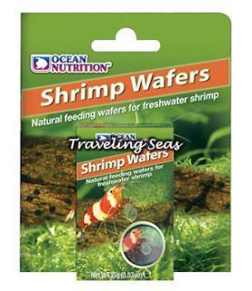 Ocean Nutrition Shrimp Wafers .53oz Cherry Bee Tiger Orange Freshwater 