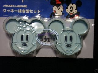Disney Mickey Mouse Cookie cutter MOLD Stamp mould set Kitchen ladies 