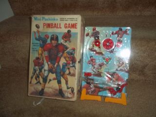1960s Shinsei Mini Pachinko Pinball Football Theme Game Made in Japan