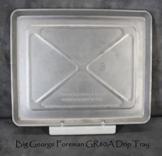 big george foreman gr80a rotisserie drip tray time left $