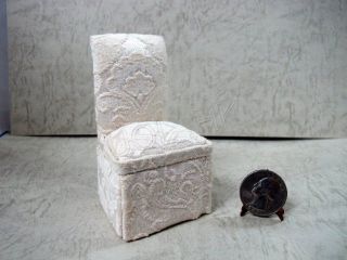 full jacquard fabric chair for 1 12 doll house from