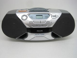 Phillips AZ1040 Portable Stereo CD RW Cassette Player Recorder Digital 