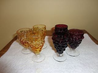 stunning vintage sherry liqueur glasses 6  8