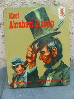   Abraham Lincoln Step Up Childrens Book 1965 SU6 Cary Davis Hard Cvr