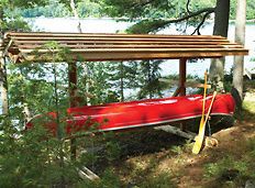 Build your own Canoe / Kayak Storage Rack complete DIY plans