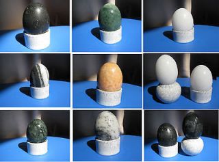 low price)jade Marble Easter eggs 5pieces/lot size 2.3*1.6 (5.5*4cm 