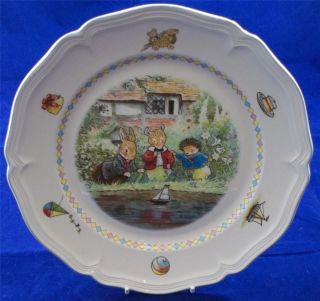   & and Boch FOXWOOD TALES Rue Willy Harvery salad plate MINT 24.5cm