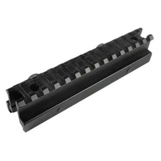 NEW TACTICAL See Thru .223 Flat Top 1 Riser BLACK Mount for Picatinny 