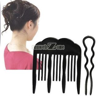 New Sweet Fashion Magic Hair Styling Tool Hair Bun Maker/Twist Comb 