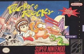 Newly listed pocky & rocky (super Nintendo) tested snes game only