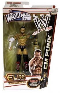 Mattel WWE Elite Collection Wrestlemania XXVIII CM Punk NIB Best of 
