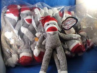 WHOLESALE LOT OF 6 SUPERFLY SOCK MONKEY FLYING DOLLS screaming sounds 