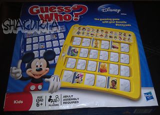   Wonderful World Of DISNEY Guess Who? Game Mickey Minnie Cinderella