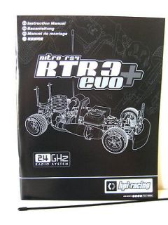 New HPI Nitro RS4 3 Evo + Manual (Volume #1   106595) & Antenna tube