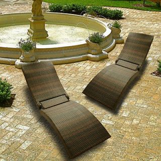 Newly listed NEW WORLDS ONLY PORTABLE FOLDING RATTAN LOUNGE CHAIR 