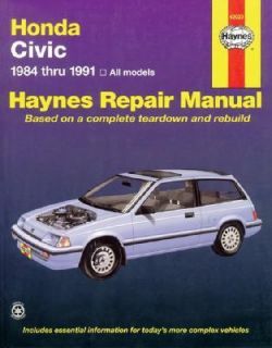 Honda Civic, 1984 1991 by S. Cumbaa and John Haynes 1987, Paperback 
