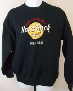 Mens Black Hard Rock Cafe Save The Planet Honolulu Size sz XL Extra 