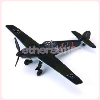 WWII 1100 Messerschmitt Me 109 Airplane Model Classic Fighter Plane 