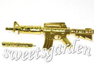 m4a1 assault rifle silencer gun metal charm decoration from china