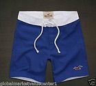   By Abercrombie & Fitch Mens Blue / White Beach Swim Shorts Small NWT