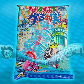 Japan Kracie Soda NARUNARU GUMI NO MI KIT Japanese gummy candy popin 