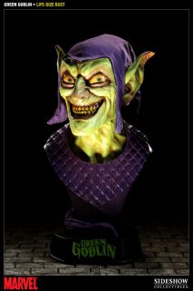 SIDESHOW Spider man Green Goblin Life Size 1:1 Bust NEW   IN STOCK