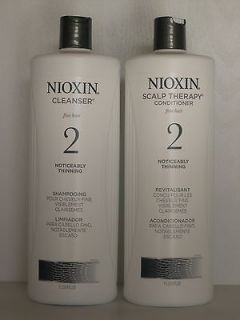 nioxin system 2 cleanser scalp therapy liter duo new  39 99 