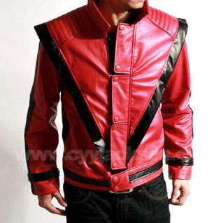 michael jackson red jacket in Clothing, 
